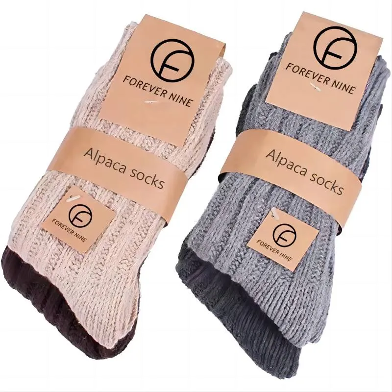 Wintersocken aus Alpakawolle, Unisex